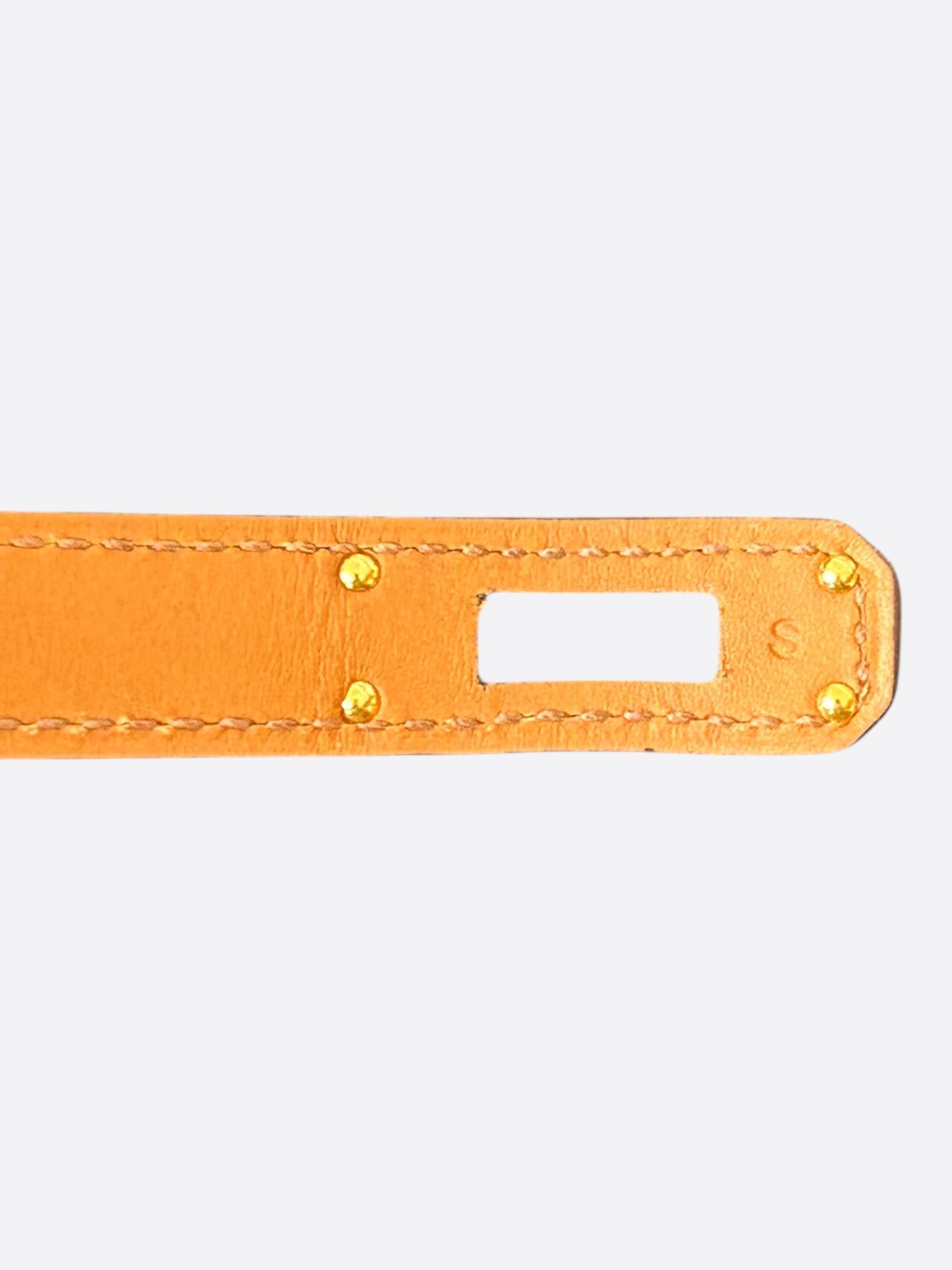 Hermes Purple Swift & Gold Hardware Kelly Double Tour Bracelet