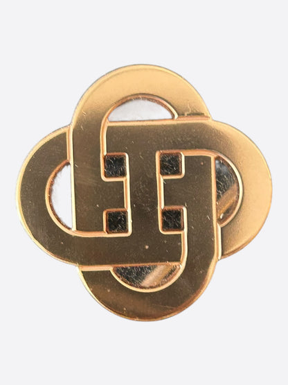 Hermes Rose Gold Infinity Belt Buckle