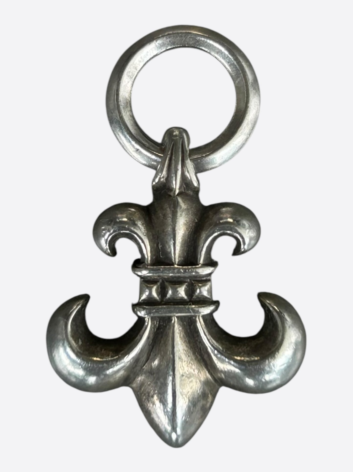 Chrome Hearts Silver Fleur Pendant