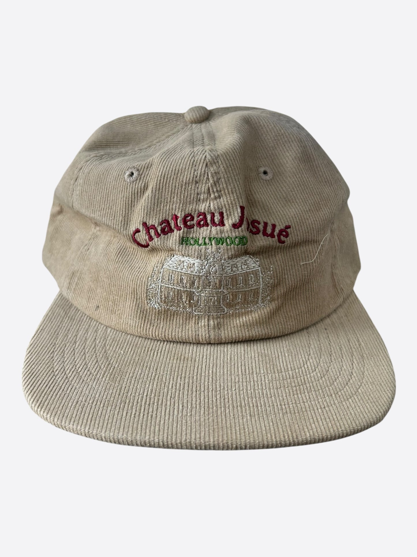 Gallery Dept Beige & Multicolor Chateau Josue Embroidered Corduroy Hat