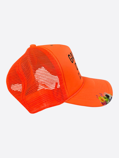 Gallery Dept Orange & Black Workshop Logo Trucker Hat