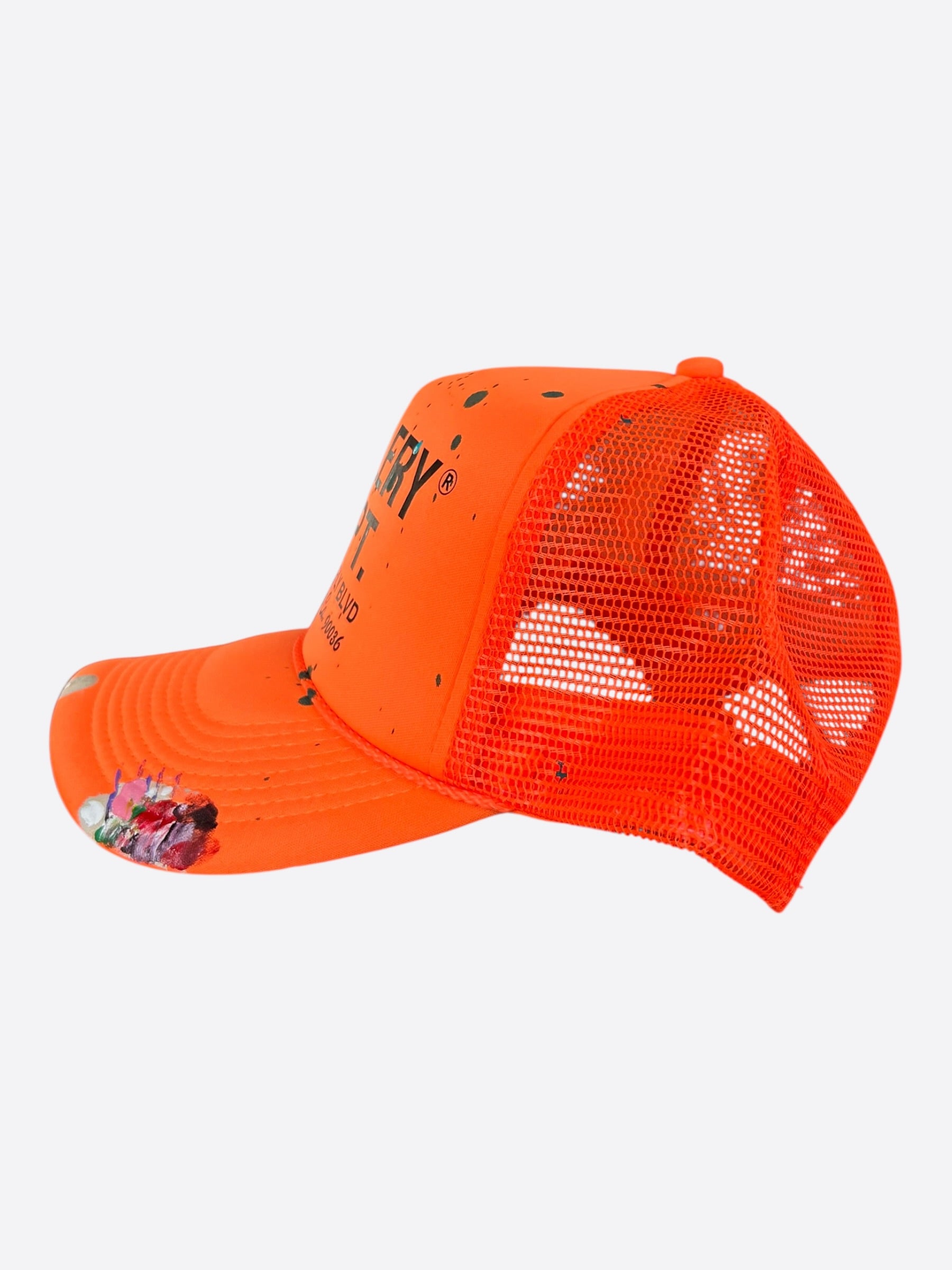 Gallery Dept Orange & Black Workshop Logo Trucker Hat – Savonches