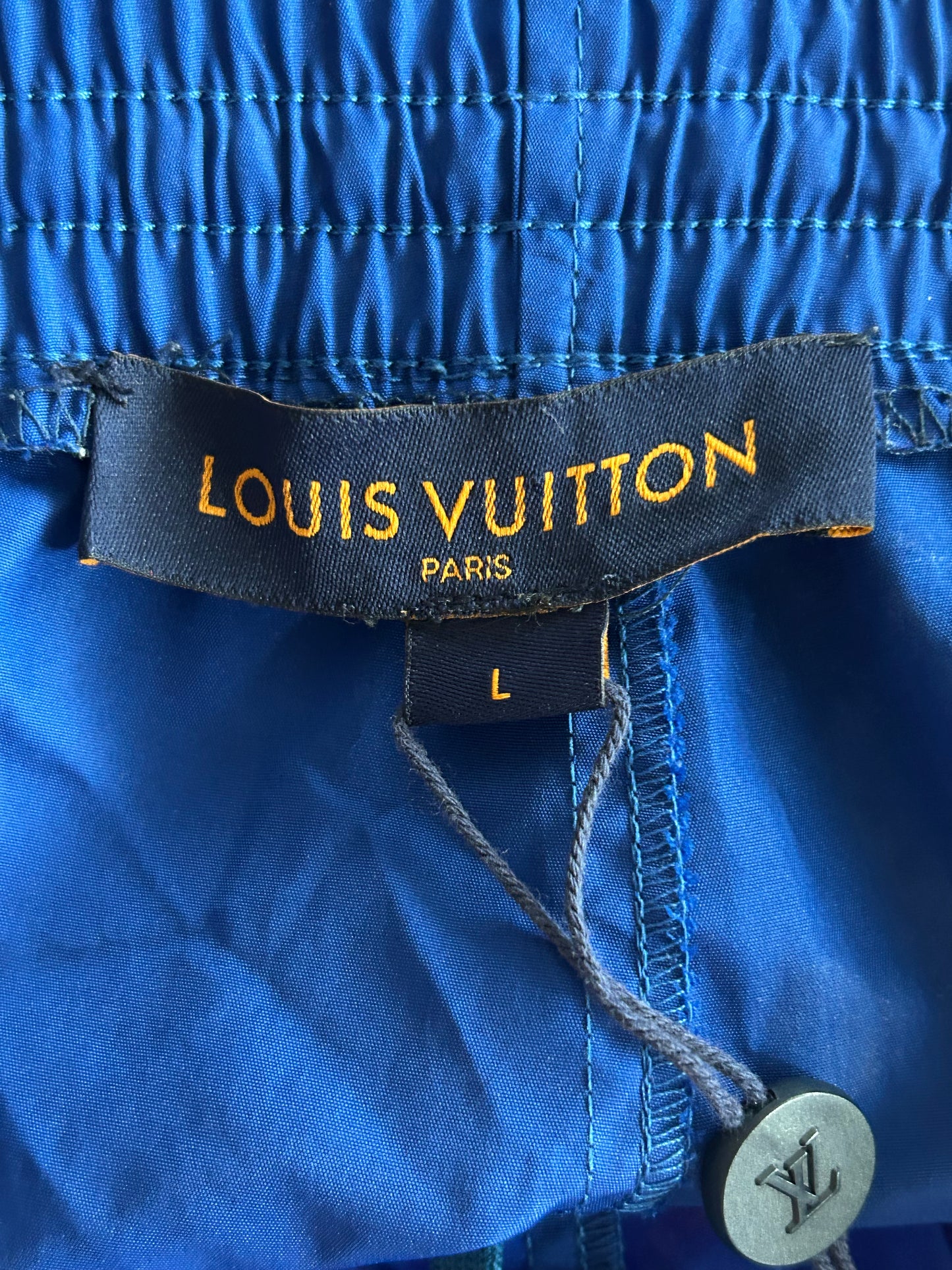 Louis Vuitton Blue Monogram Swim Shorts