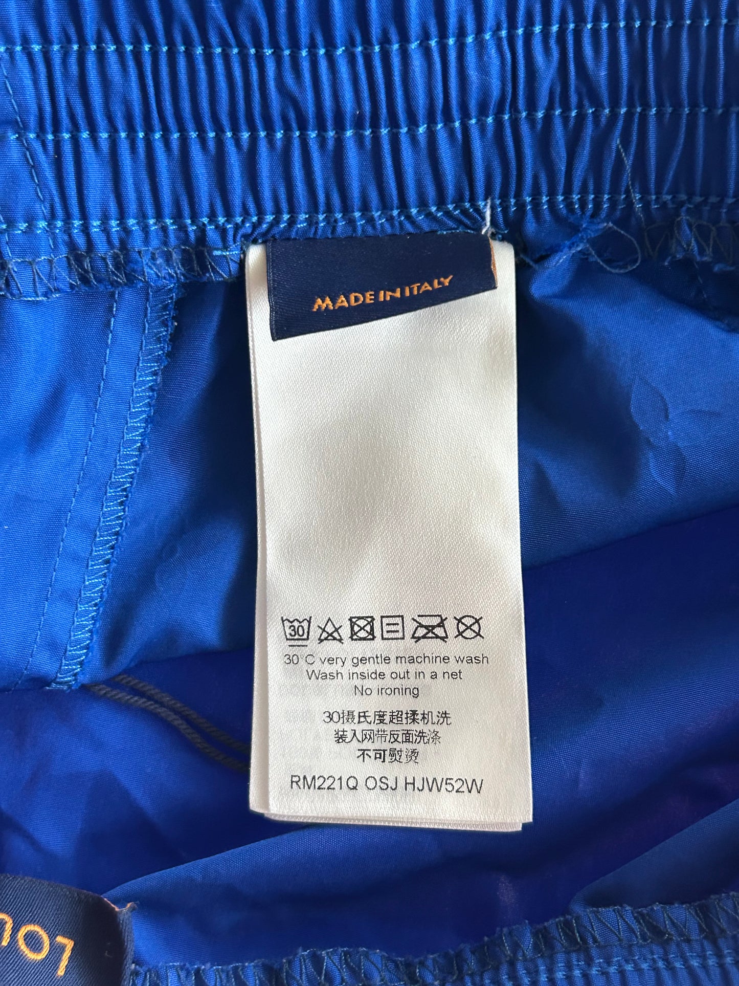 Louis Vuitton Blue Monogram Swim Shorts