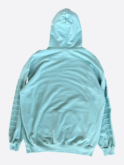 Balenciaga Blue Embroidered BB Icon Logos Hoodie