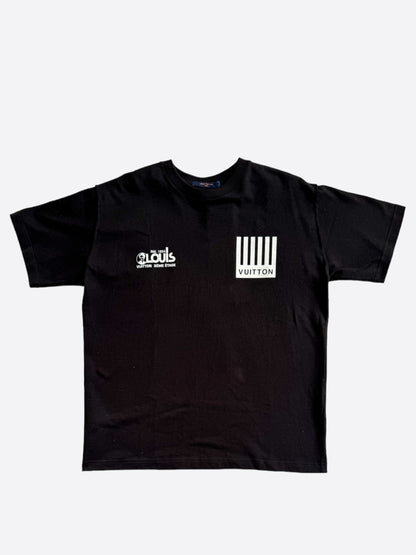 Louis Vuitton Black Barcode Logo T-Shirt