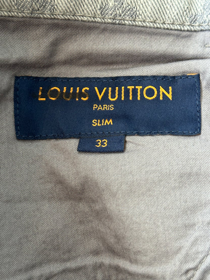 Louis Vuitton Grey Monogram Slim Jeans