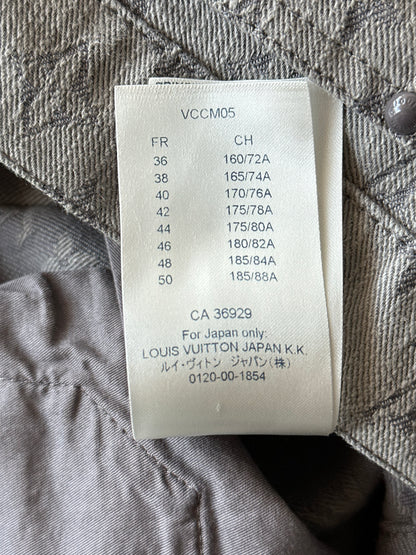 Louis Vuitton Grey Monogram Slim Jeans