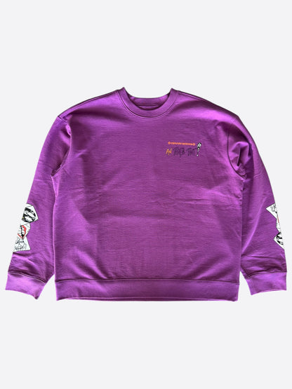 Chrome Hearts Matty Boy Purple More Not Less Sweater