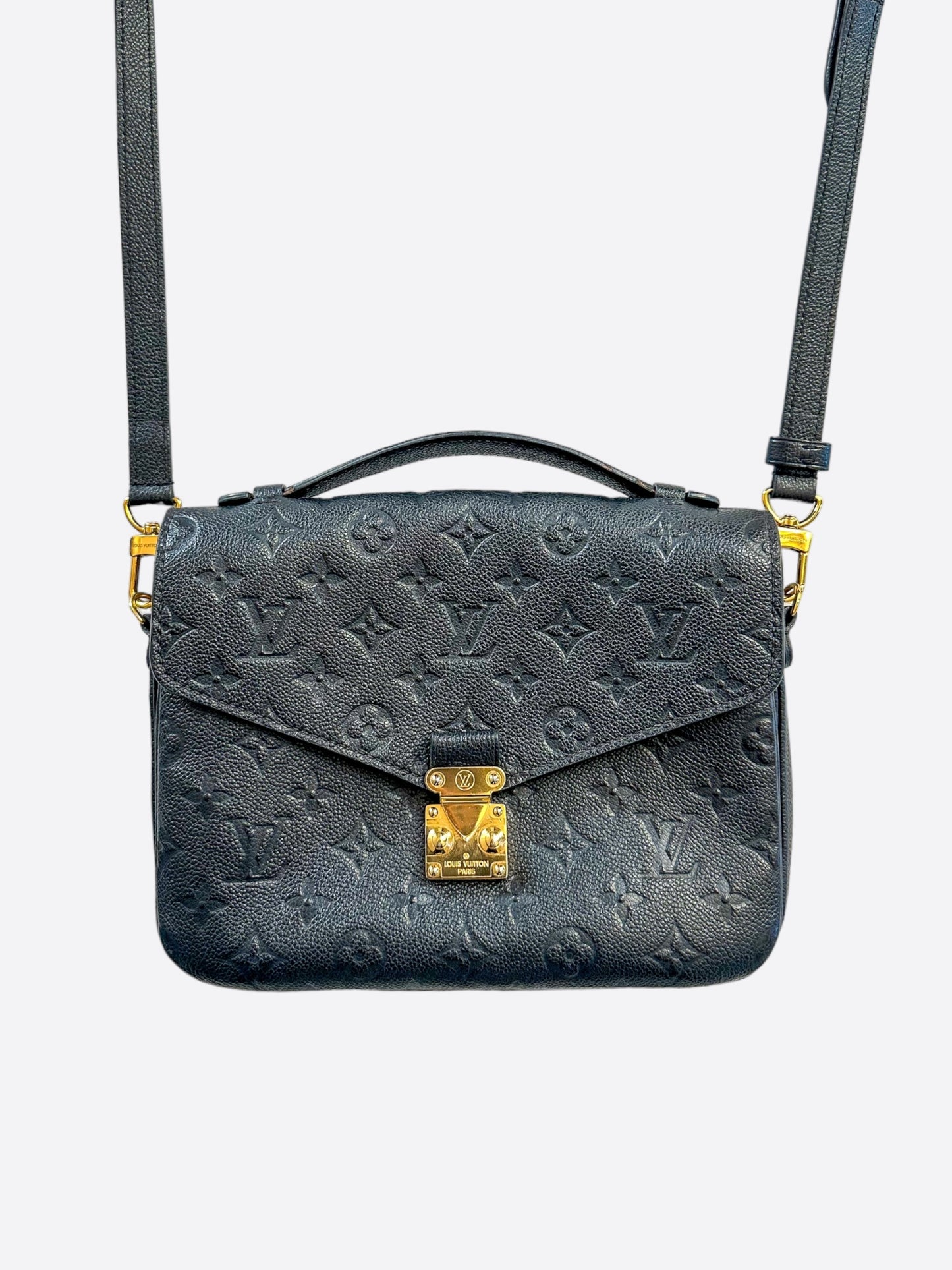 Louis Vuitton Black Empreinte Monogram Pochette Metis