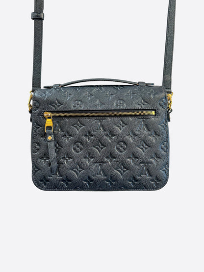 Louis Vuitton Black Empreinte Monogram Pochette Metis