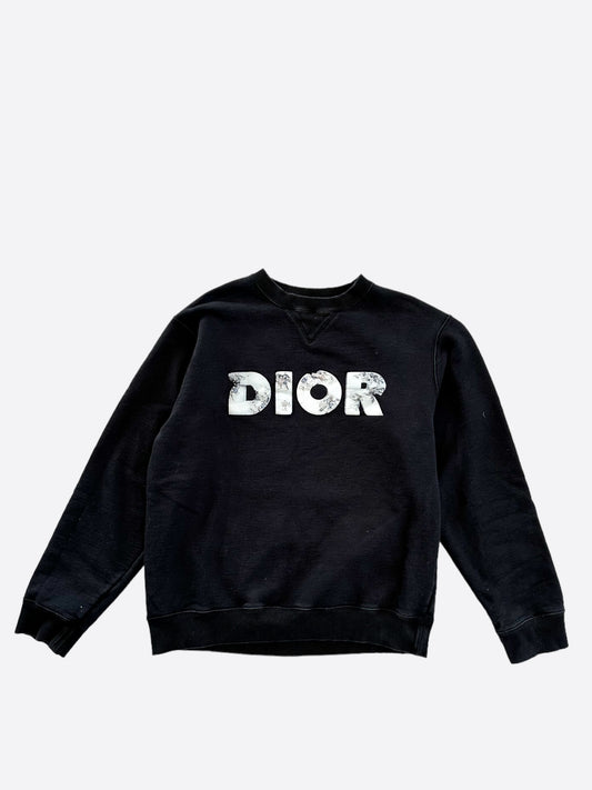 Dior Daniel Arsham Black Logo Sweater
