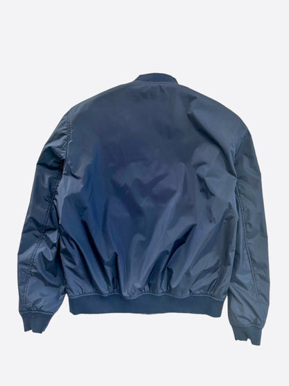 Gucci Black GG Monogram Reversible Bomber Jacket