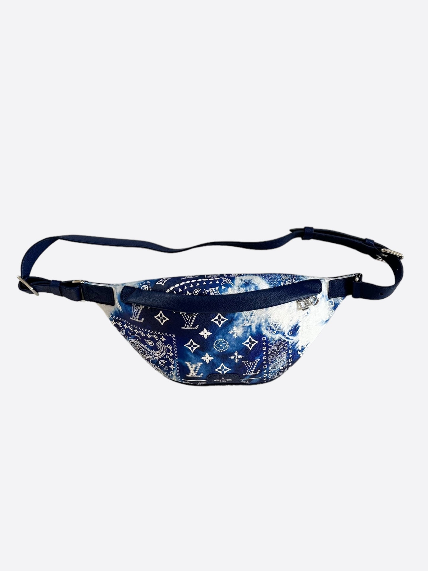 Louis Vuitton Blue Bleached Bandana Monogram Bumbag