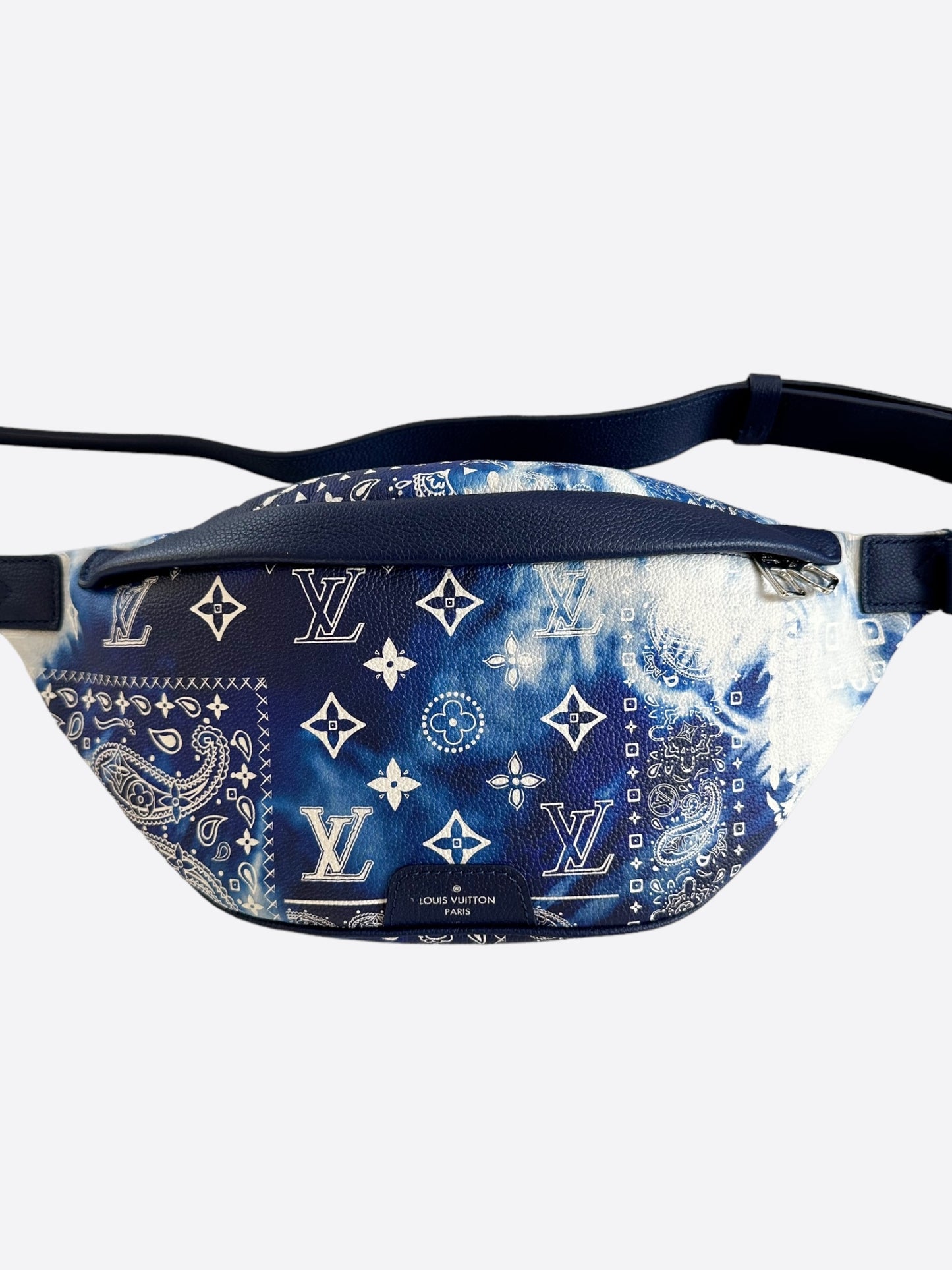 Louis Vuitton Blue Bleached Bandana Monogram Bumbag