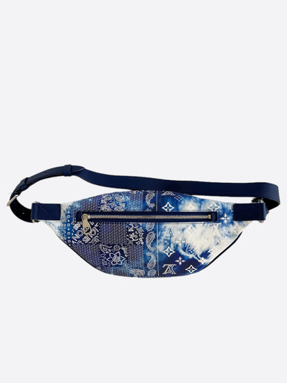 Louis Vuitton Blue Bleached Bandana Monogram Bumbag