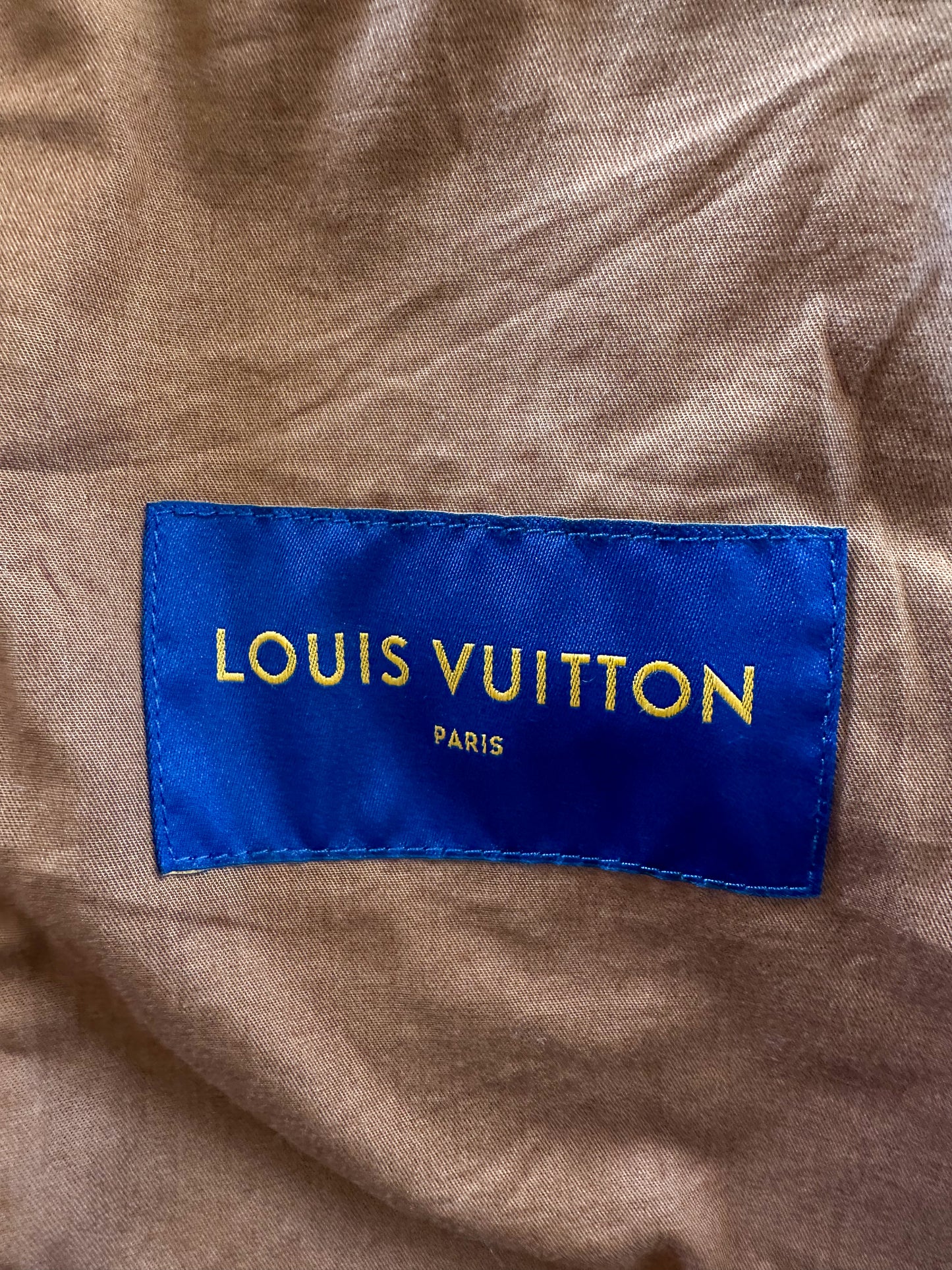 Louis Vuitton Brown & Orange Carpenter Hooded Jacket