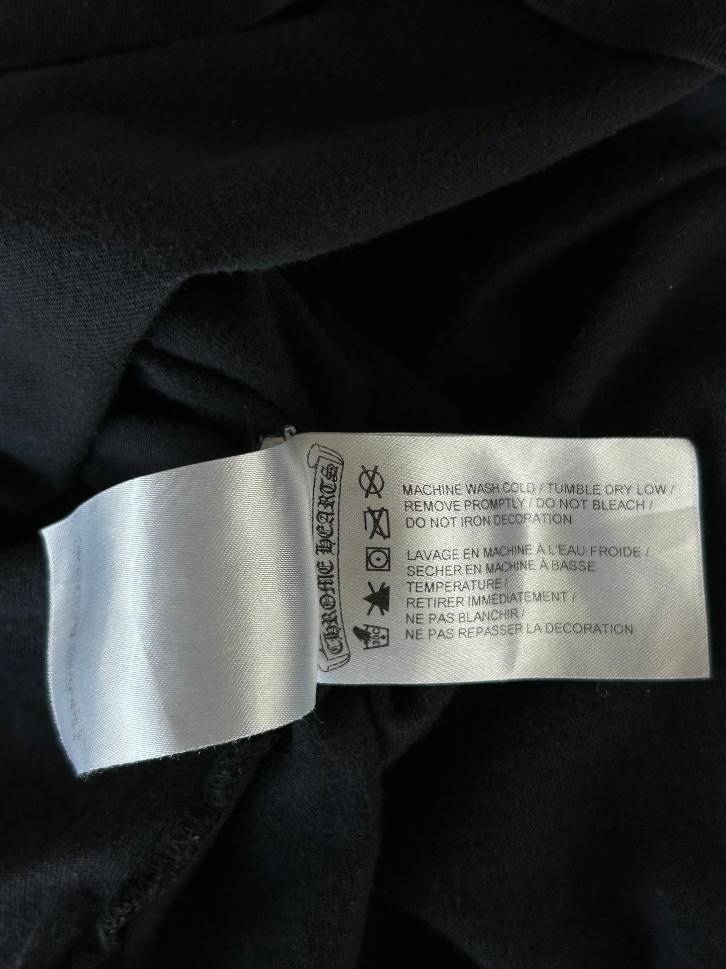 Chrome Hearts Black USA Flag Longsleeve T-Shirt
