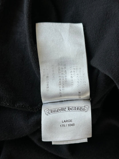 Chrome Hearts Black USA Flag Longsleeve T-Shirt