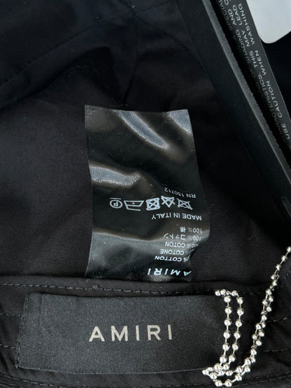 Amiri Black & White Filigree Logo Hat