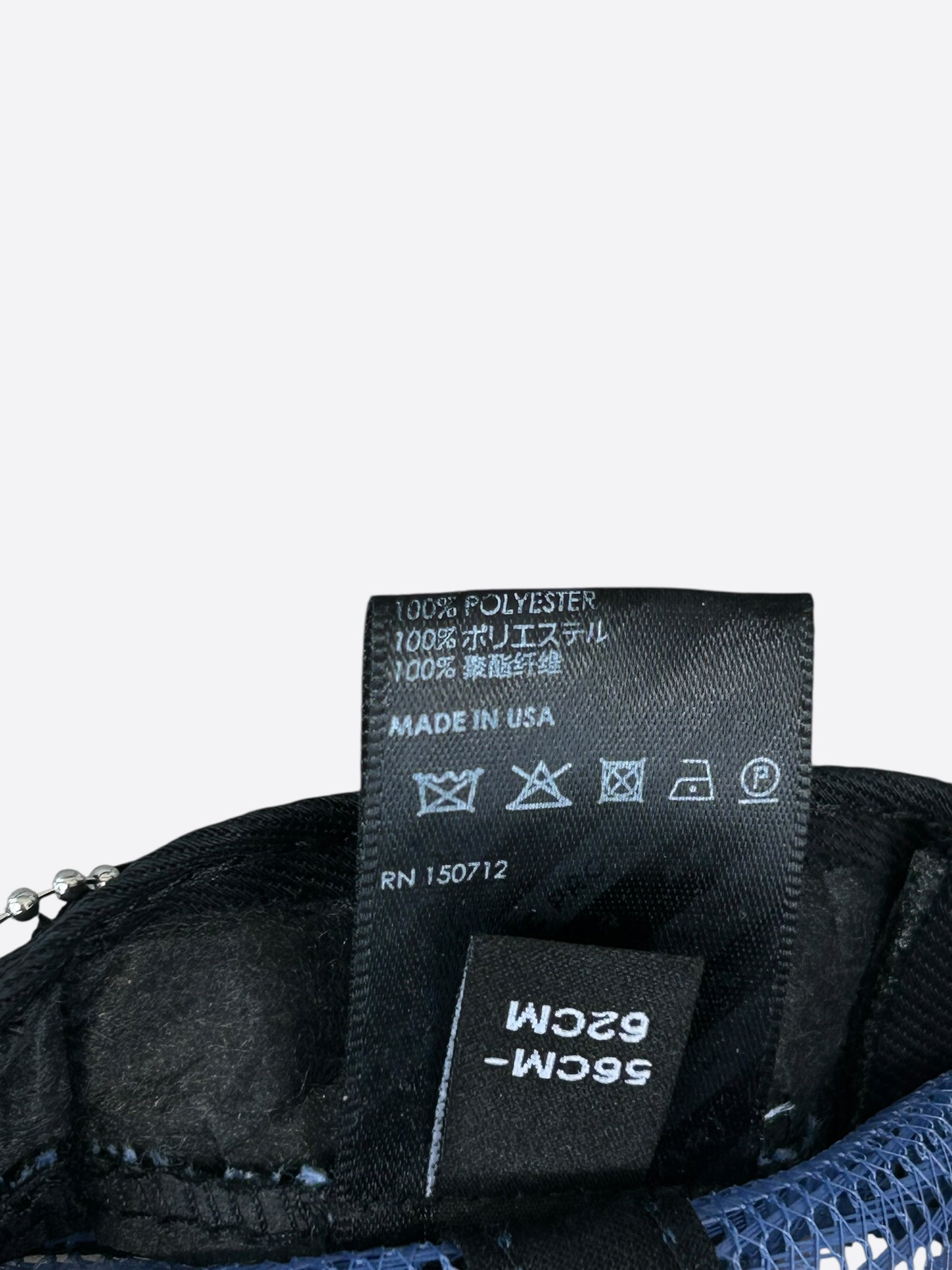 Amiri Blue & White Pegasus Trucker Hat