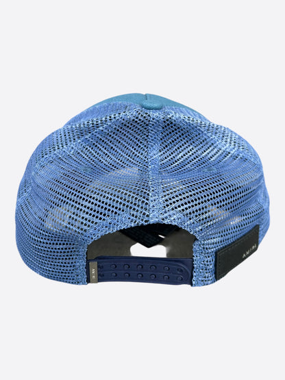 Amiri Blue & White Pegasus Trucker Hat