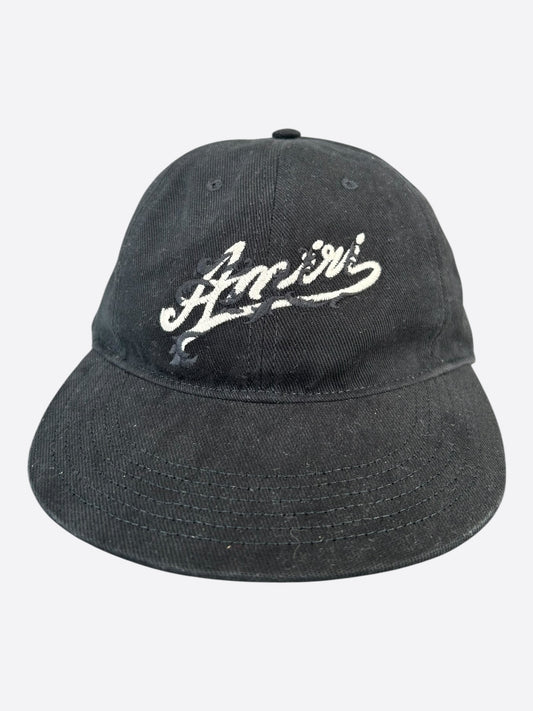 Amiri Black & White Filigree Logo Hat