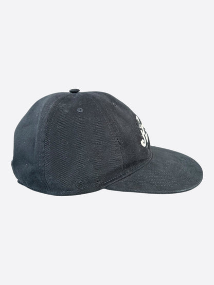 Amiri Black & White Filigree Logo Hat
