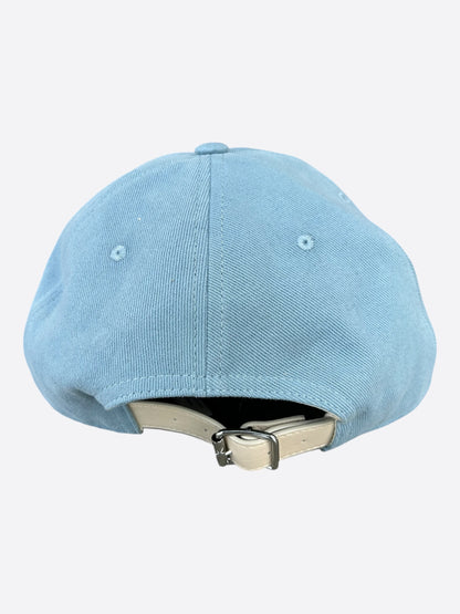 Amiri Blue & White Filigree Logo Hat