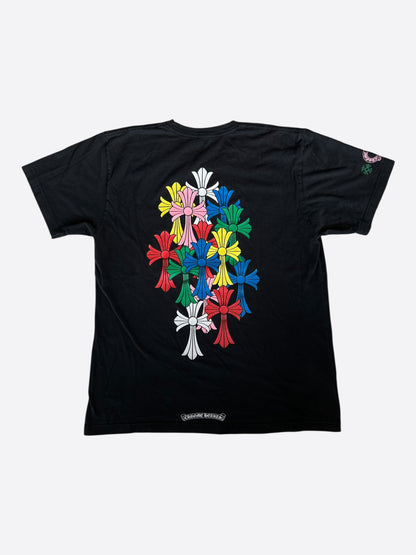 Chrome Hearts Black Multicolor Cross Logo T-Shirt