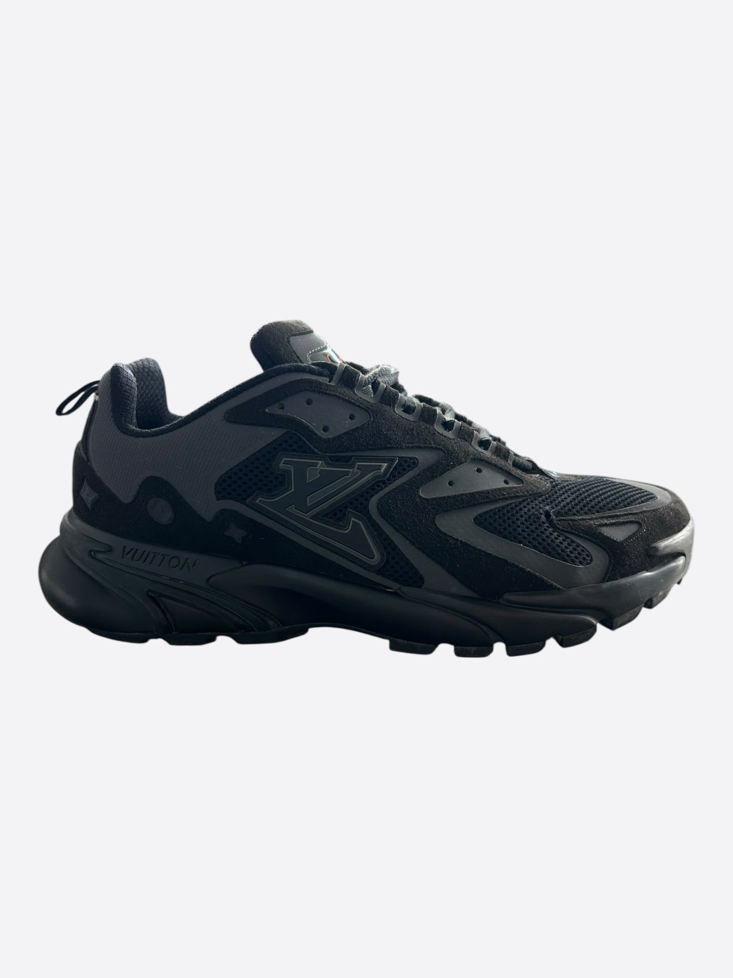 Louis Vuitton Black & Grey Tatic Sneakers