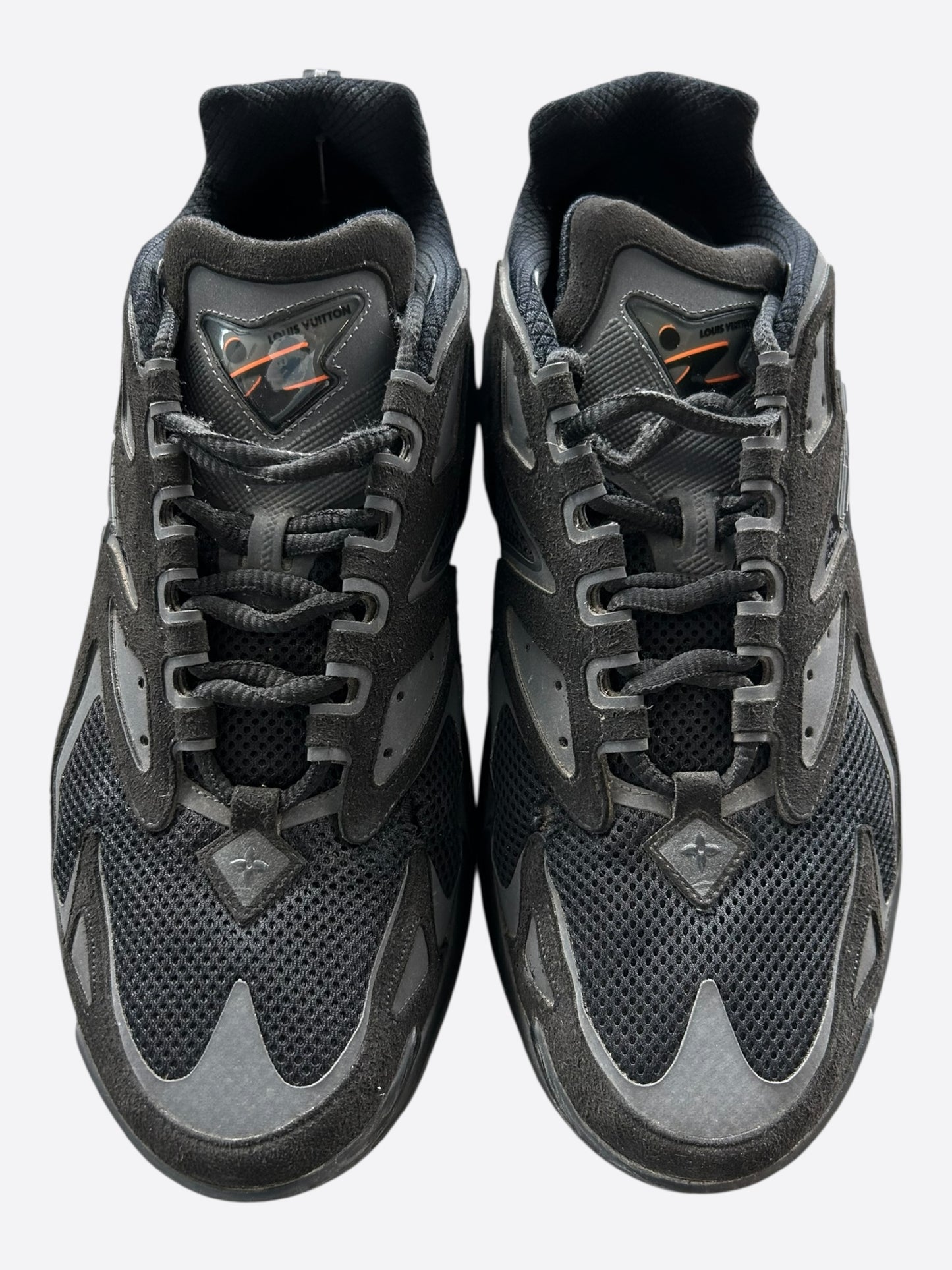 Louis Vuitton Black & Grey Tatic Sneakers