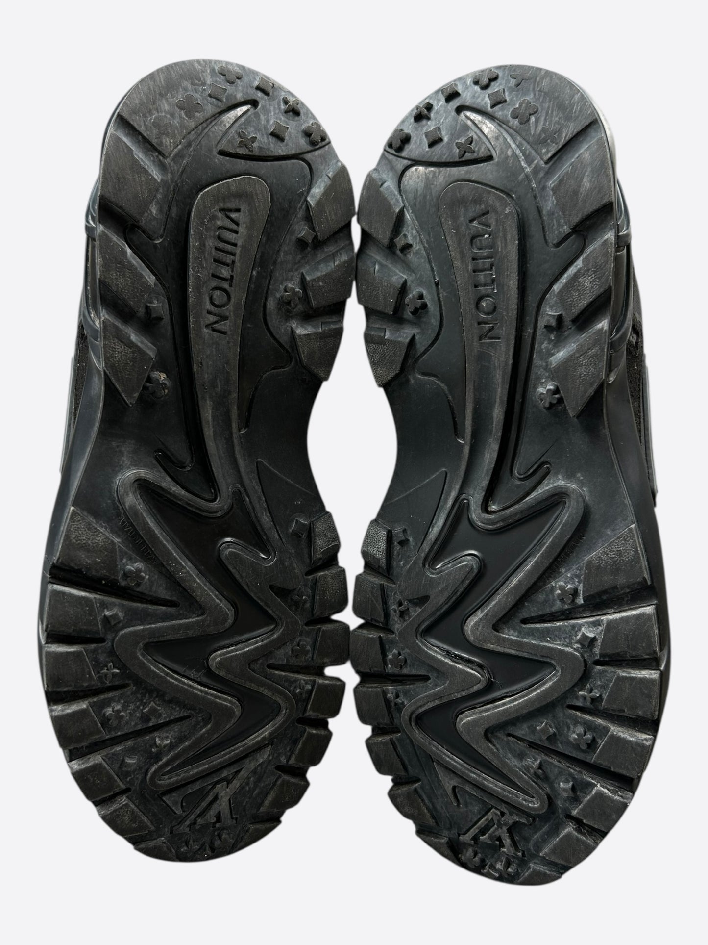 Louis Vuitton Black & Grey Tatic Sneakers