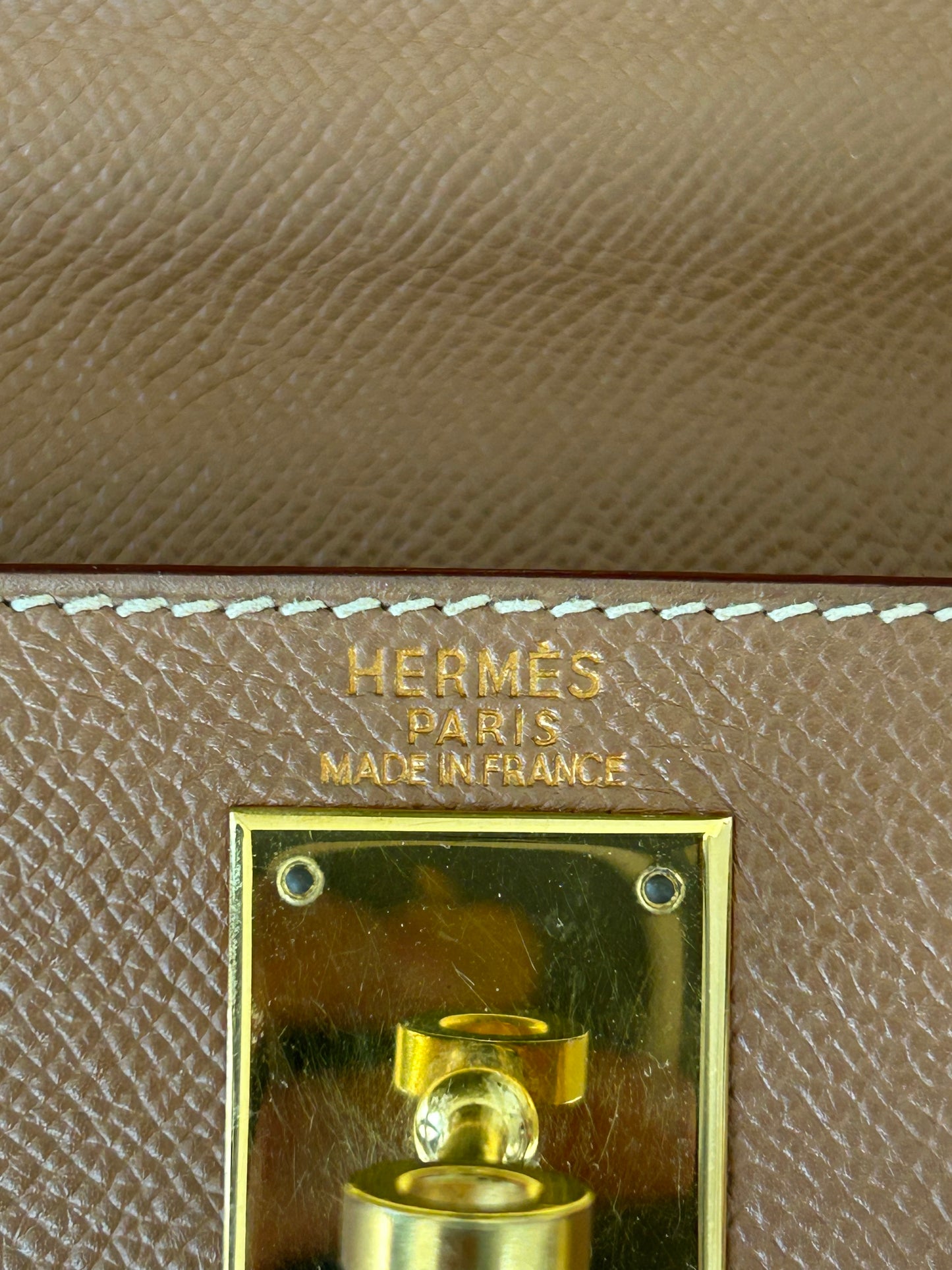 Hermes Gold Epsom & Gold Hardware Kelly 28