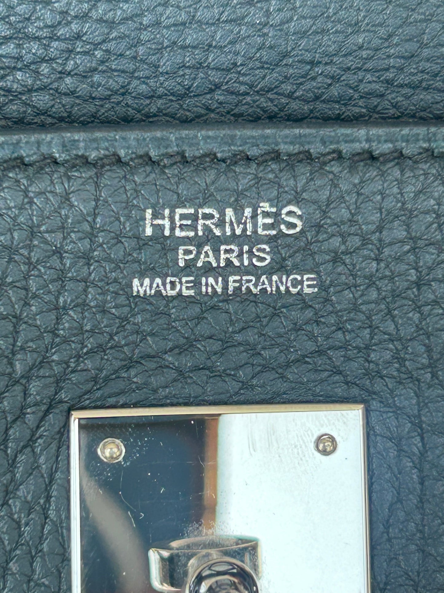 Hermes Bleu Nuit Togo & Palladium Hardware Birkin 30