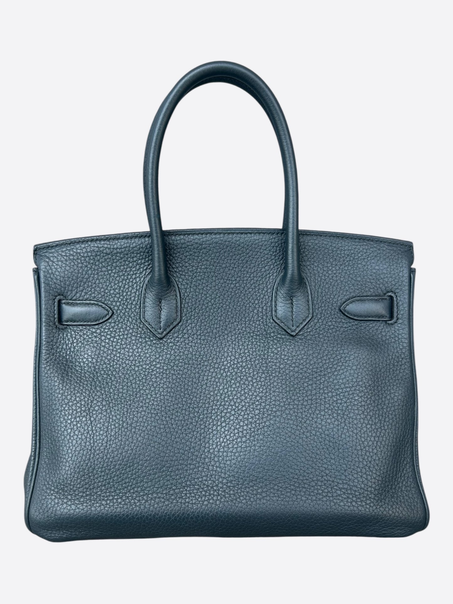 Hermes Bleu Nuit Togo & Palladium Hardware Birkin 30