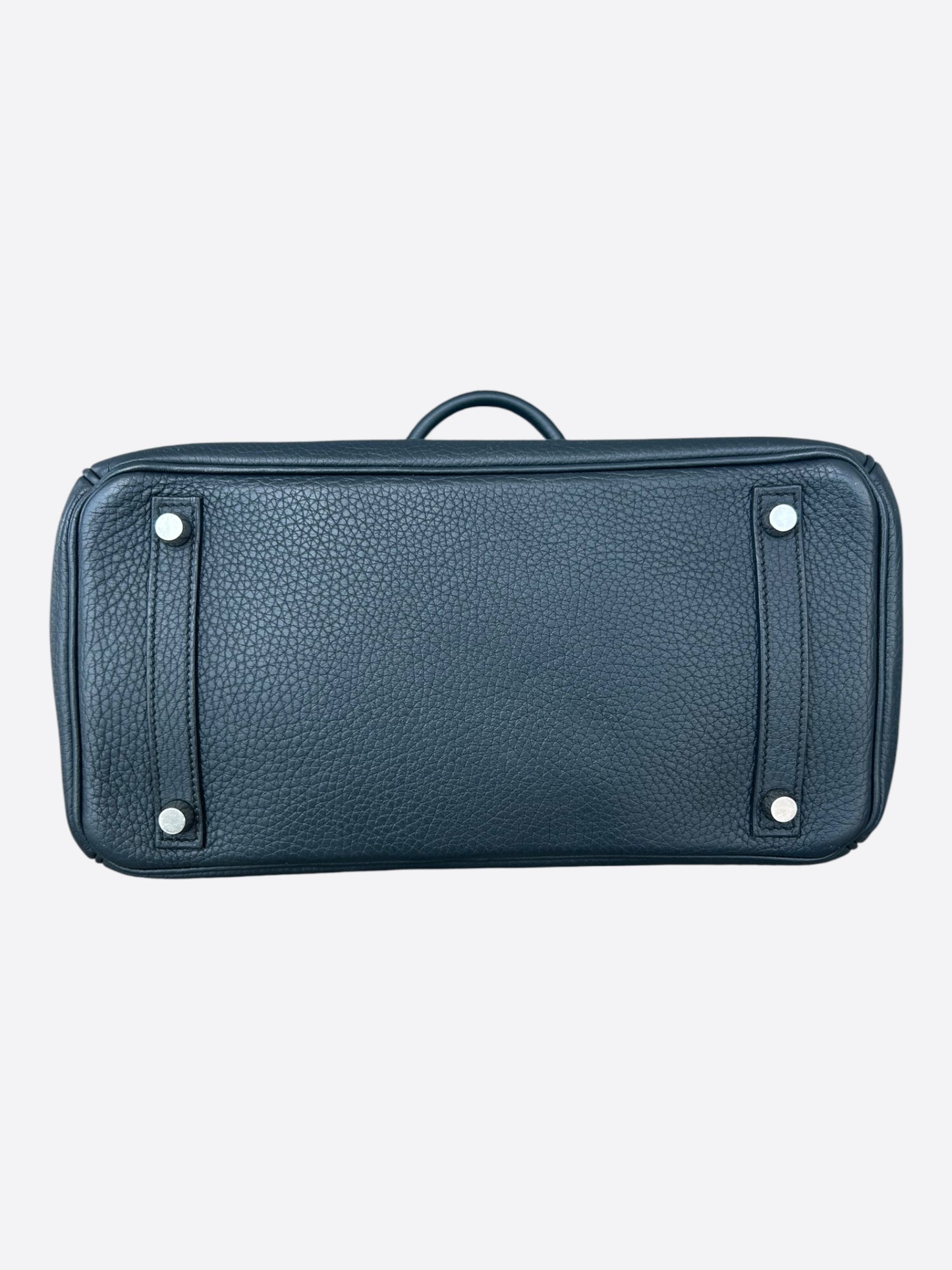 Hermes Bleu Nuit Togo & Palladium Hardware Birkin 30