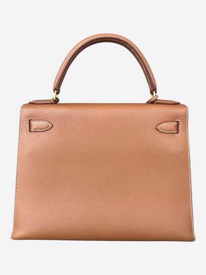 Hermes Gold Epsom & Gold Hardware Kelly 28