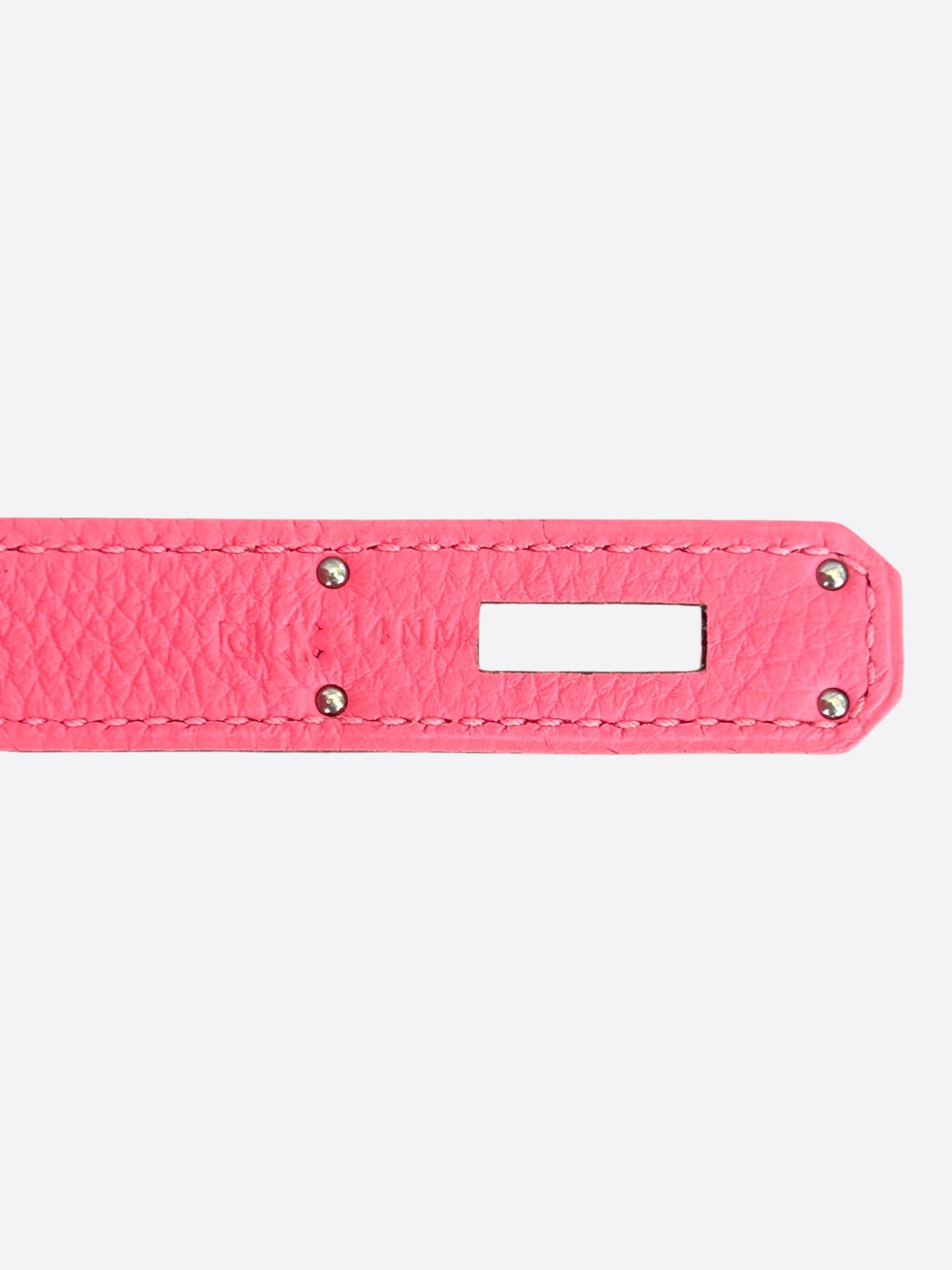 Hermes Pink Togo & Palladium Hardware Kelly 35