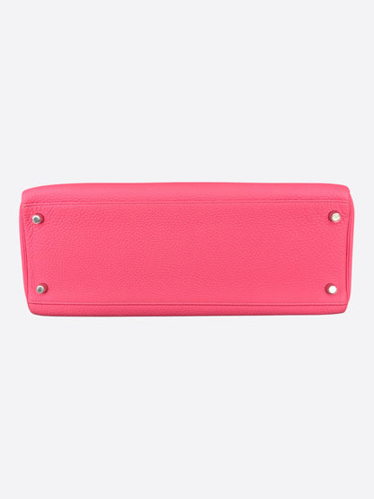 Hermes Pink Togo & Palladium Hardware Kelly 35