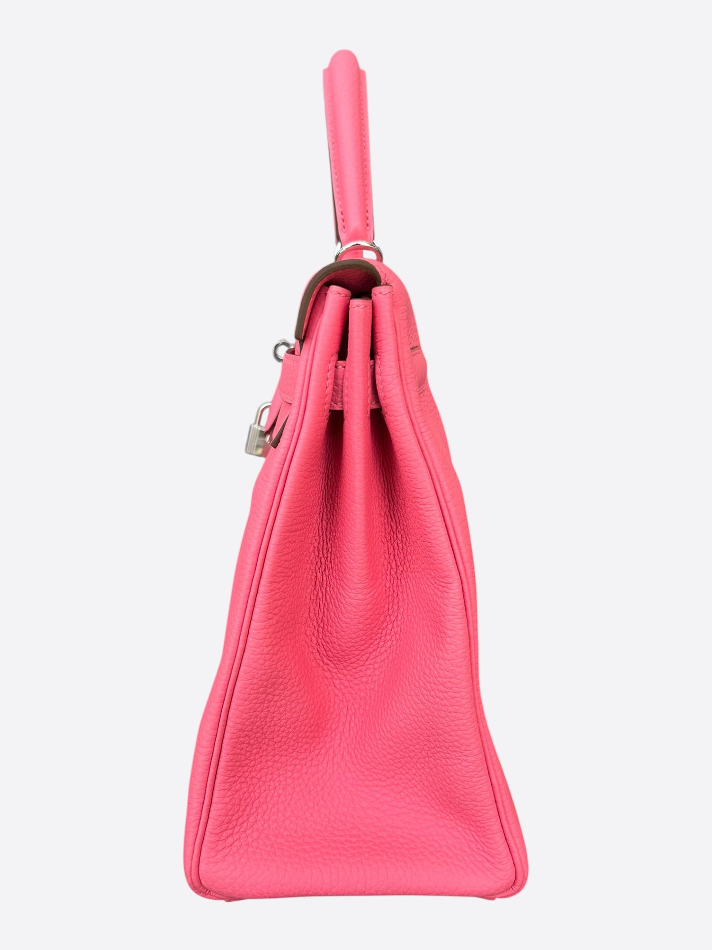 Hermes Pink Togo & Palladium Hardware Kelly 35