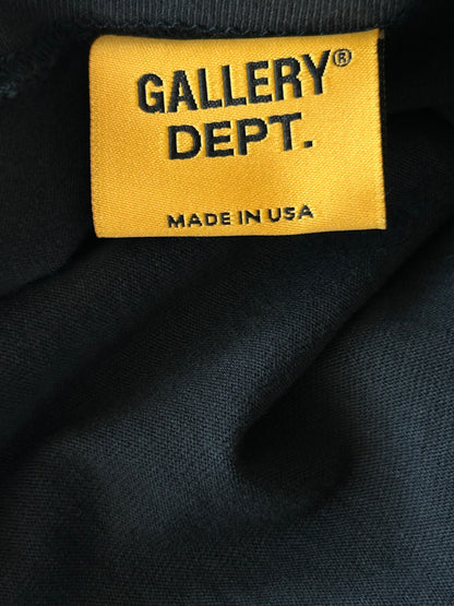 Gallery Dept Black & Blue Dept Logo T-Shirt