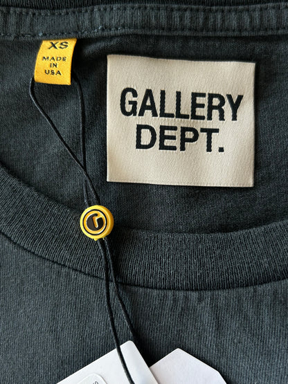 Gallery Dept Black & Red Dept Logo T-Shirt