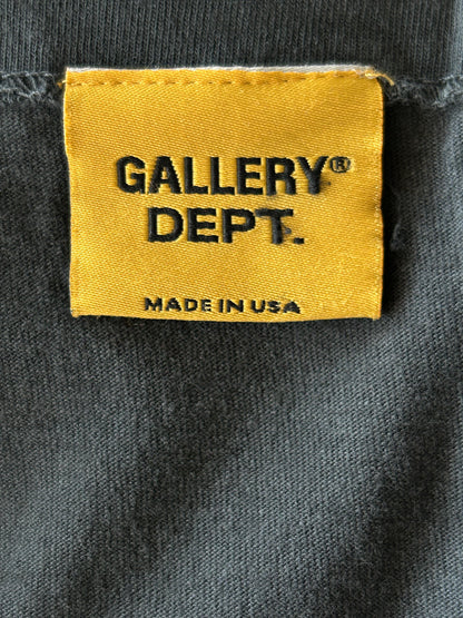 Gallery Dept Black & Red Dept Logo T-Shirt