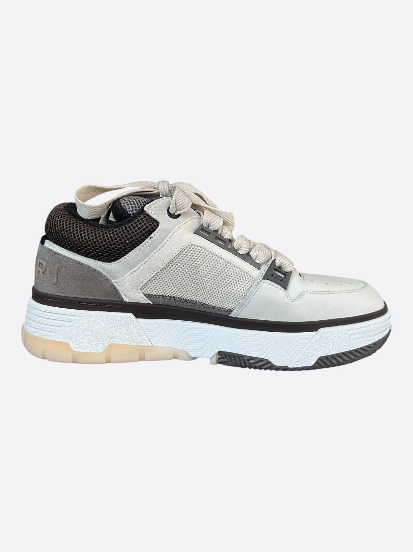 Amiri Beige, Grey & Brown MA-1 Low Top Sneakers