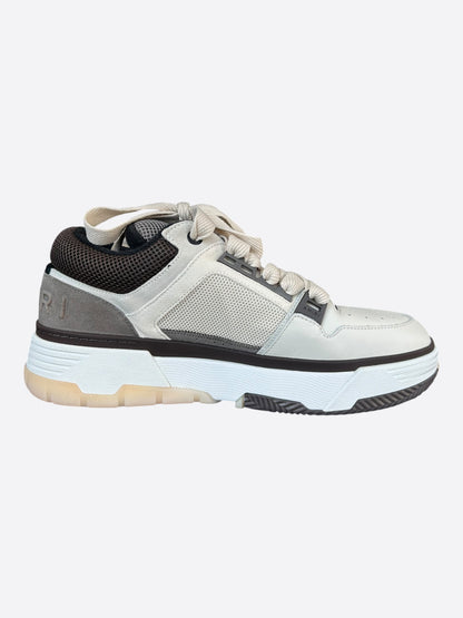 Amiri Beige, Grey & Brown MA-1 Low Top Sneakers