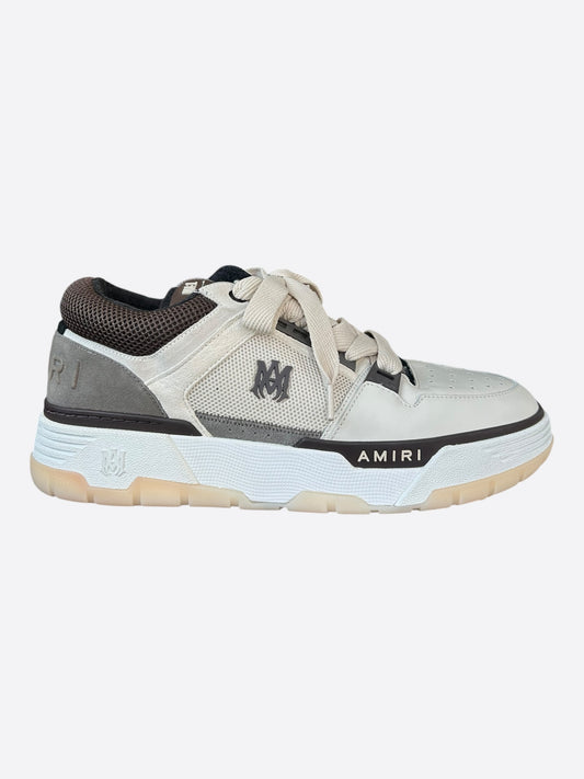 Amiri Beige, Grey & Brown MA-1 Low Top Sneakers