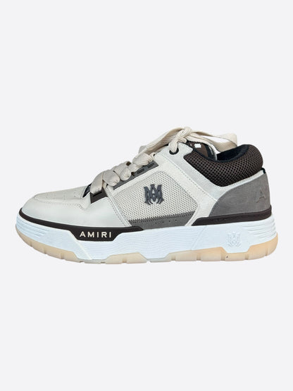 Amiri Beige, Grey & Brown MA-1 Low Top Sneakers
