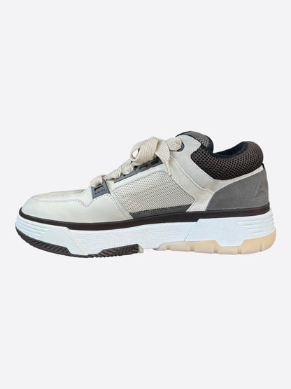 Amiri Beige, Grey & Brown MA-1 Low Top Sneakers