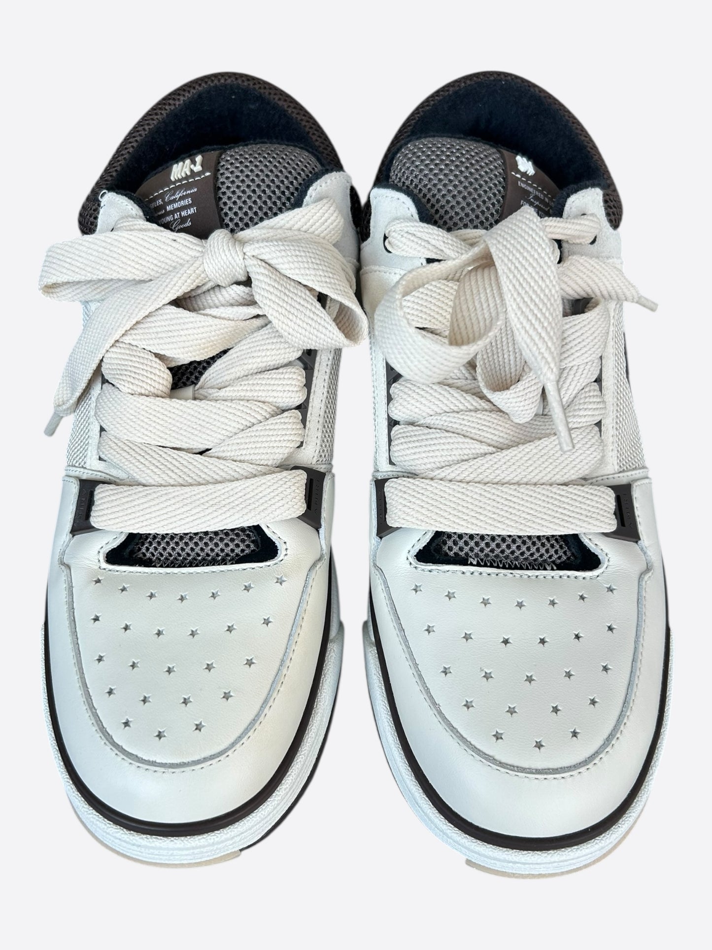Amiri Beige, Grey & Brown MA-1 Low Top Sneakers